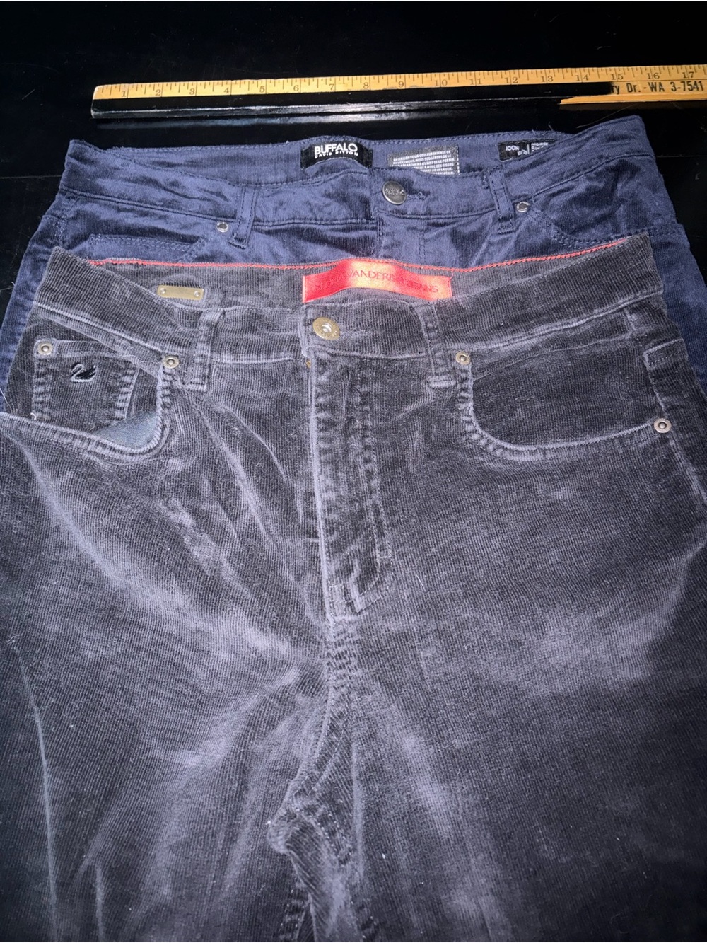 2 Pair of Cords: Buffalo David Bitton and Gloria V.